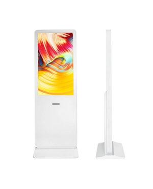 ECRAN PUBLICITAIRE LCD 43” SUR SUPPORT BLANC