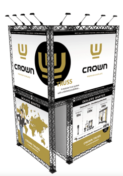 Kit salle d'exposition forme carré