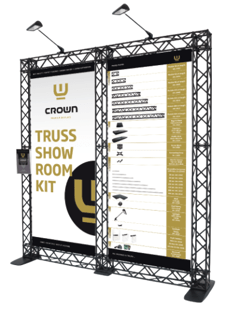 Support d‘affichage multiformat: Trolley Kit