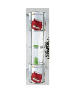 Écran pliable, cylindrique et lumineux