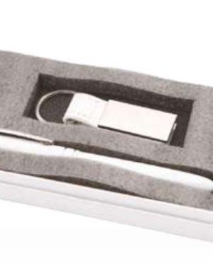 Parure stylo et porte clé - DUO KHOMSA